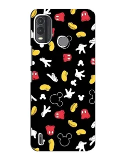 Чохол для Nokia G11 Plus з картинкою «Графічний принт лапок»