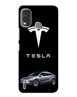 Чехол для Nokia G11 Plus с картинкой «Tesla Model Y»