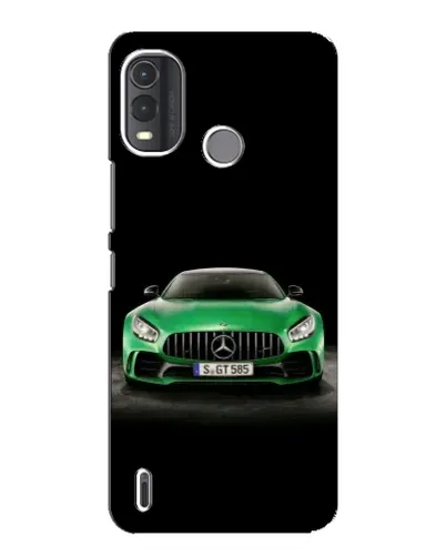 Чехол для Nokia G11 Plus с картинкой «Mercedes — неоновый лого»