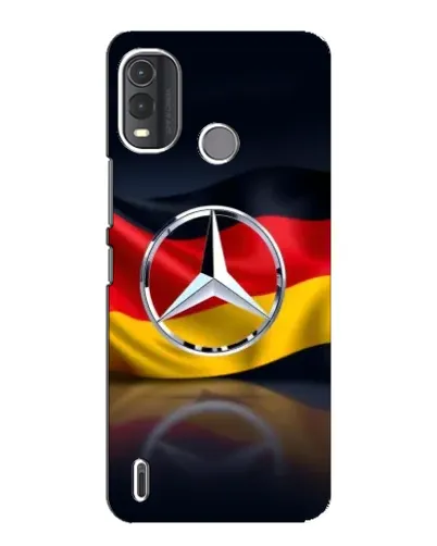 Чехол для Nokia G11 Plus с картинкой «Mercedes — флаг Германии»