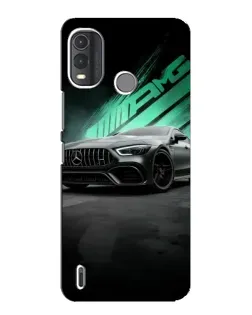 Чехол для Nokia G11 Plus с картинкой «Темный Mercedes AMG»