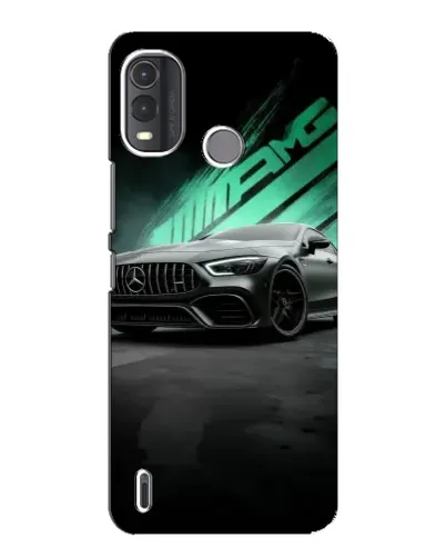 Чехол для Nokia G11 Plus с картинкой «Темный Mercedes AMG»