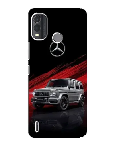 Чехол для Nokia G11 Plus с картинкой «Mercedes G-Class красный»