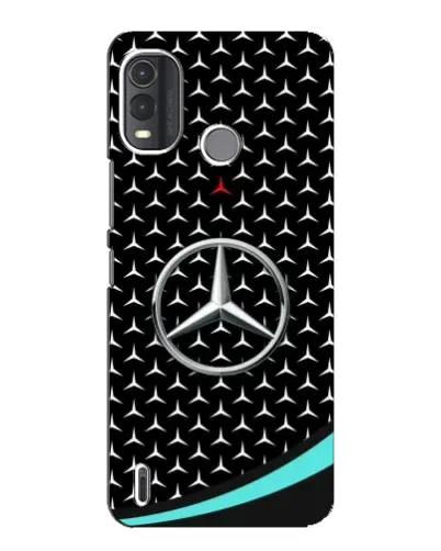 Чехол для Nokia G11 Plus с картинкой «Mercedes — бирюзовый акцент»