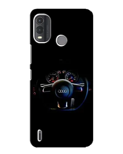 Чехол для Nokia G11 Plus с картинкой «Салон Audi — руль»