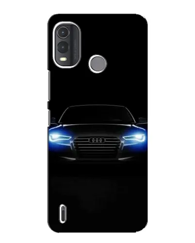 Чехол для Nokia G11 Plus с картинкой «Audi в неоне»