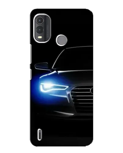 Чехол для Nokia G11 Plus с картинкой «Неоновый взгляд Audi»