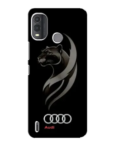Чехол для Nokia G11 Plus с картинкой «Графика — пантера и Audi»