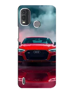 Чехол для Nokia G11 Plus с картинкой «Audi RS — красный стиль»