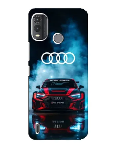 Чехол для Nokia G11 Plus с картинкой «Audi Sport — неон»