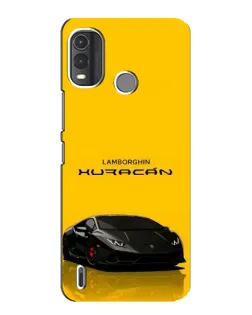 Чохол для Nokia G11 Plus з картинкою «Lamborghini Huracan чорний»