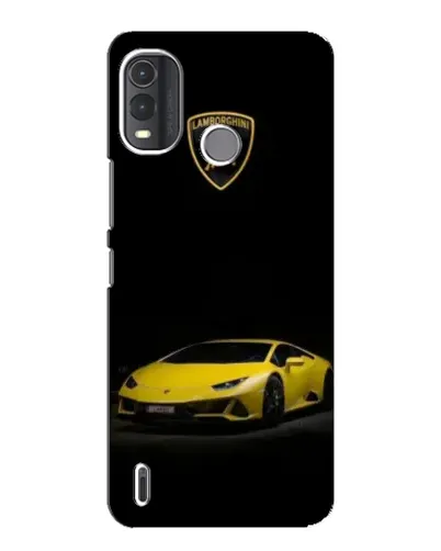 Чохол для Nokia G11 Plus з картинкою «Lamborghini жовтий акцент»