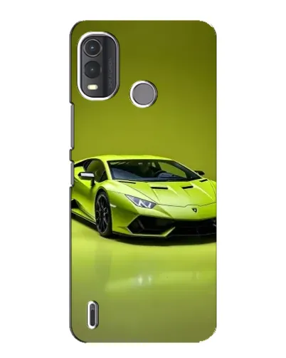 Чохол для Nokia G11 Plus з картинкою «Салатовий Lamborghini Huracan»