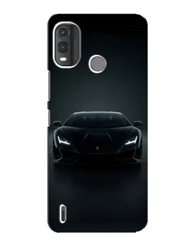 Чохол для Nokia G11 Plus з картинкою «Чорний Lamborghini Aventador»