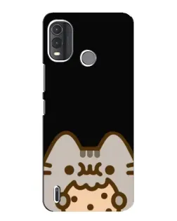 Чохол для Nokia G11 Plus з картинкою «Пушин на чорному» Чохол для Nokia G11 Plus з картинкою «Пушин на чорному»