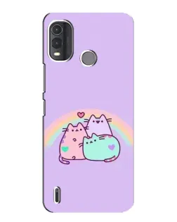 Чохол для Nokia G11 Plus з картинкою «Веселкові Пушини» Чохол для Nokia G11 Plus з картинкою «Веселкові Пушини»