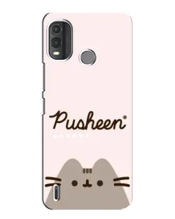 Чохол для Nokia G11 Plus з картинкою «Pusheen логотип» Чохол для Nokia G11 Plus з картинкою «Pusheen логотип»
