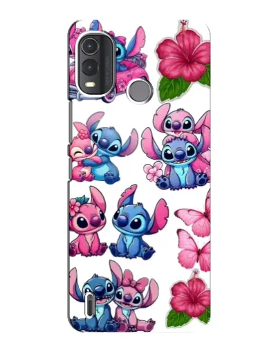 Чохол для Nokia G11 Plus з картинкою «Стікери Stitch та Angel» Чохол для Nokia G11 Plus з картинкою «Стікери Stitch та Angel»
