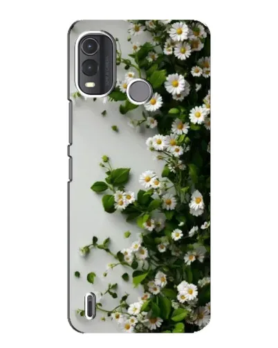 Чехол для Nokia G11 Plus с картинкой «Ветка мелких белых цветов» Чехол для Nokia G11 Plus с картинкой «Ветка мелких белых цветов»