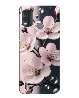 Чохол для Nokia G11 Plus з картинкою «Ніжня сакура та краплі»