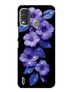 Чехол для Nokia G11 Plus с картинкой «Фиолетовые цветы с росою» Чехол для Nokia G11 Plus с картинкой «Фиолетовые цветы с росою»
