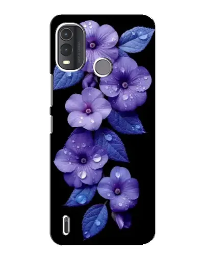 Чехол для Nokia G11 Plus с картинкой «Фиолетовые цветы с росою» Чехол для Nokia G11 Plus с картинкой «Фиолетовые цветы с росою»