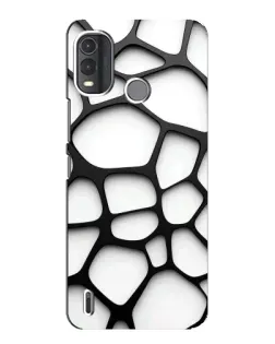 Чехол для Nokia G11 Plus с картинкой «Белая объемная сетка» Чехол для Nokia G11 Plus с картинкой «Белая объемная сетка»