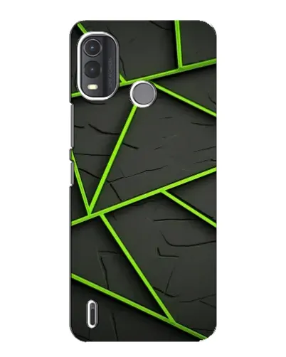 Чохол для Nokia G11 Plus з картинкою «Зелені геометричні лінії» Чохол для Nokia G11 Plus з картинкою «Зелені геометричні лінії»