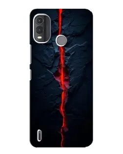 Чохол для Nokia G11 Plus з картинкою «Червона лавова тріщина»