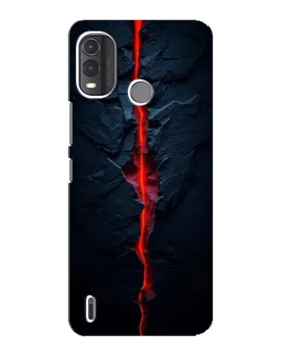 Чохол для Nokia G11 Plus з картинкою «Червона лавова тріщина» Чохол для Nokia G11 Plus з картинкою «Червона лавова тріщина»