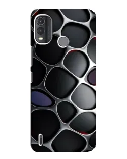 Чохол для Nokia G11 Plus з картинкою «Об'ємна темна решітка»