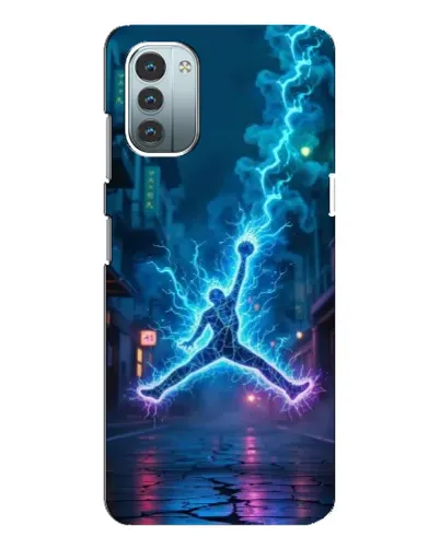 Чехол для Nokia G11 с картинкой «Jordan Gold Jumpman»
