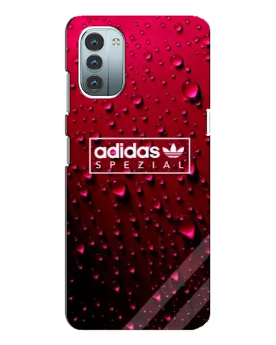 Чехол для Nokia G11 с картинкой «Adidas Gold Marble»