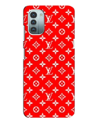 Чехол для Nokia G11 с картинкой «Яркий паттерн LV»