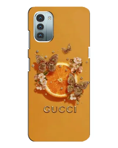 Чехол для Nokia G11 с картинкой «Gucci — золотые бабочки» Чехол для Nokia G11 с картинкой «Gucci — золотые бабочки»