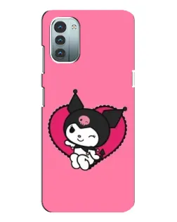Чехол для Nokia G11 с картинкой «Kuromi — любовь в сердце» Чехол для Nokia G11 с картинкой «Kuromi — любовь в сердце»