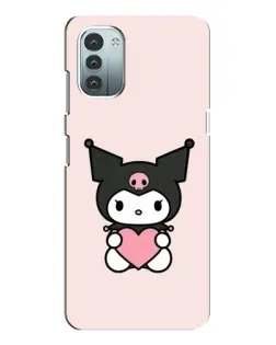 Чехол для Nokia G11 с картинкой «Kuromi и сердце» Чехол для Nokia G11 с картинкой «Kuromi и сердце»