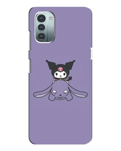 Чехол для Nokia G11 с картинкой «Kuromi на лиловом фоне» Чехол для Nokia G11 с картинкой «Kuromi на лиловом фоне»