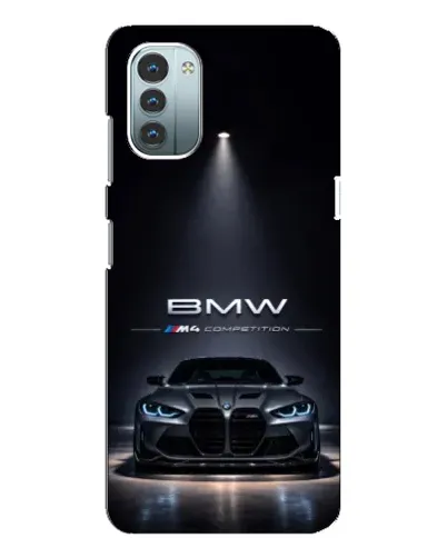 Чехол для Nokia G11 с картинкой «BMW сквозь ночной город» Чехол для Nokia G11 с картинкой «BMW сквозь ночной город»