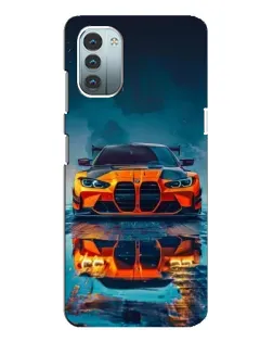 Чехол для Nokia G11 с картинкой «BMW — золотая эмблема»