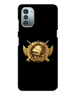 Чохол для Nokia G11 з картинкою «PUBG — помаранчевий градієнт»