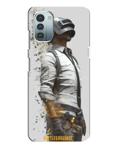 Чохол для Nokia G11 з картинкою «PUBG — боєць у пилу»