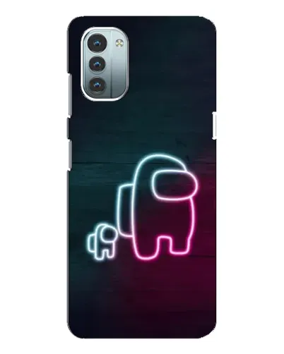Чохол для Nokia G11 з картинкою «Among Us неон-арт» Чохол для Nokia G11 з картинкою «Among Us неон-арт»
