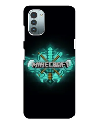 Чехол для Nokia G11 с картинкой «Minecraft Diamond лого»