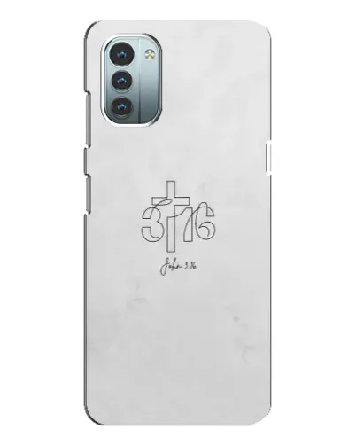 Чохол для Nokia G11 з картинкою «Івана 3:16 Хрест» Чохол для Nokia G11 з картинкою «Івана 3:16 Хрест»