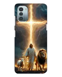 Чохол для Nokia G11 з картинкою «Лев Юди та Світло» Чохол для Nokia G11 з картинкою «Лев Юди та Світло»