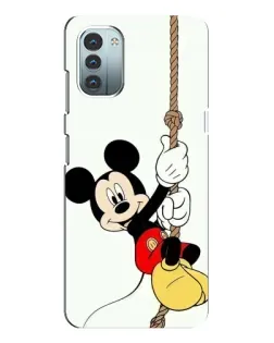 Чехол для Nokia G11 с картинкой «Mickey на канате» Чехол для Nokia G11 с картинкой «Mickey на канате»