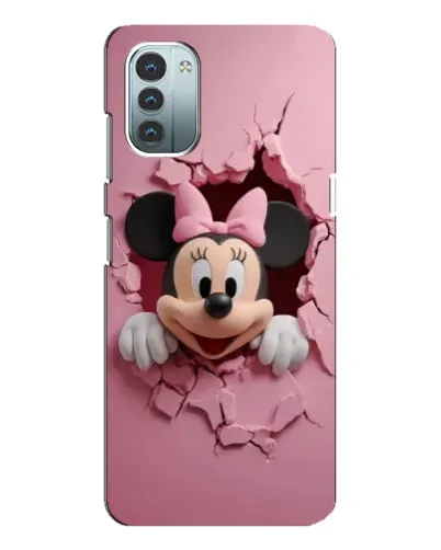 Чехол для Nokia G11 с картинкой «Минни сквозь стену» Чехол для Nokia G11 с картинкой «Минни сквозь стену»