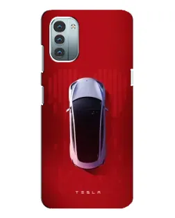 Чехол для Nokia G11 с картинкой «Tesla Top View»