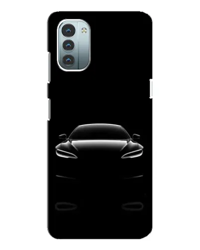 Чехол для Nokia G11 с картинкой «Силуэт Tesla Night»